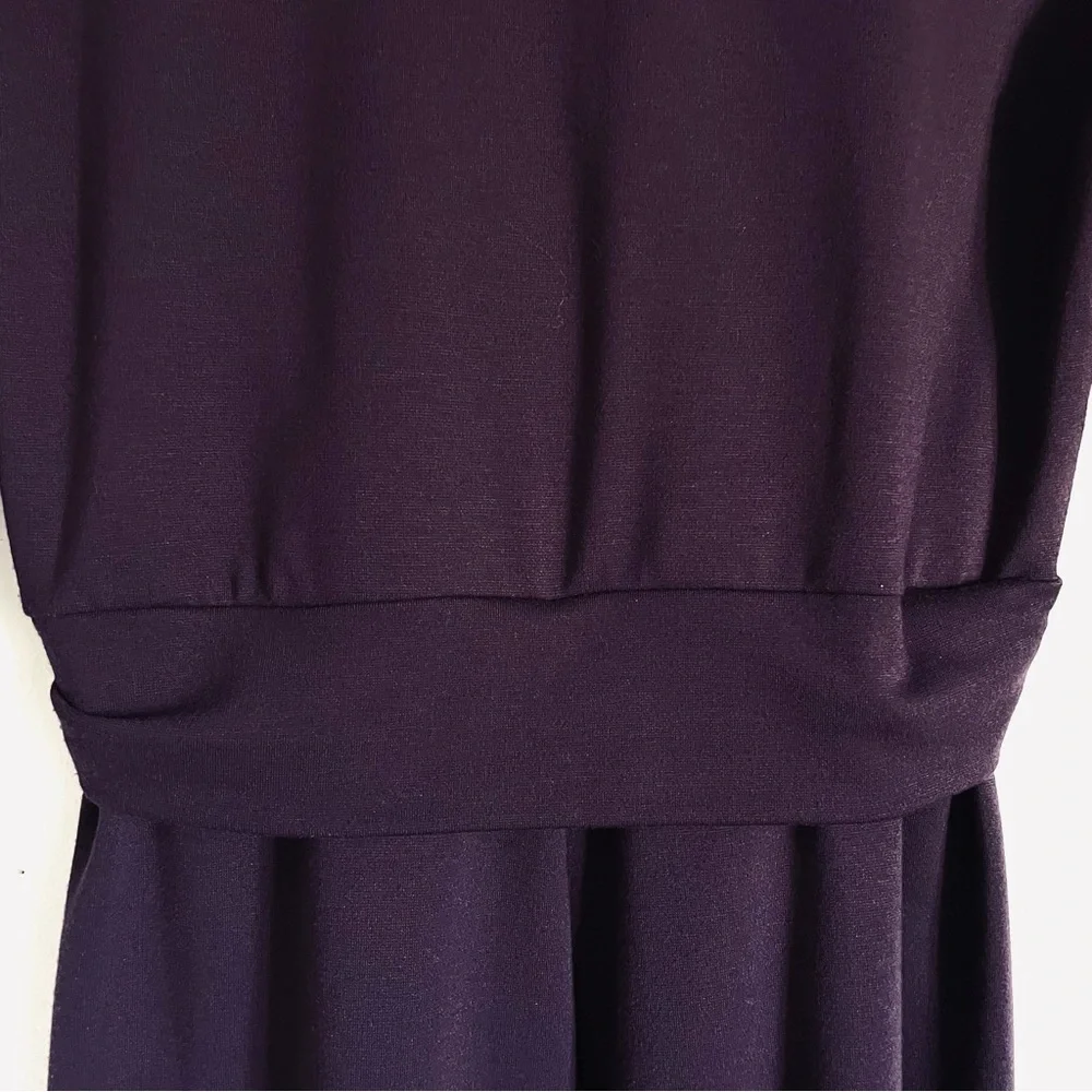 Lands' End Ponte Faux Wrap Mini Dress Size S (6 - 8) EUC - Picture 10 of 12